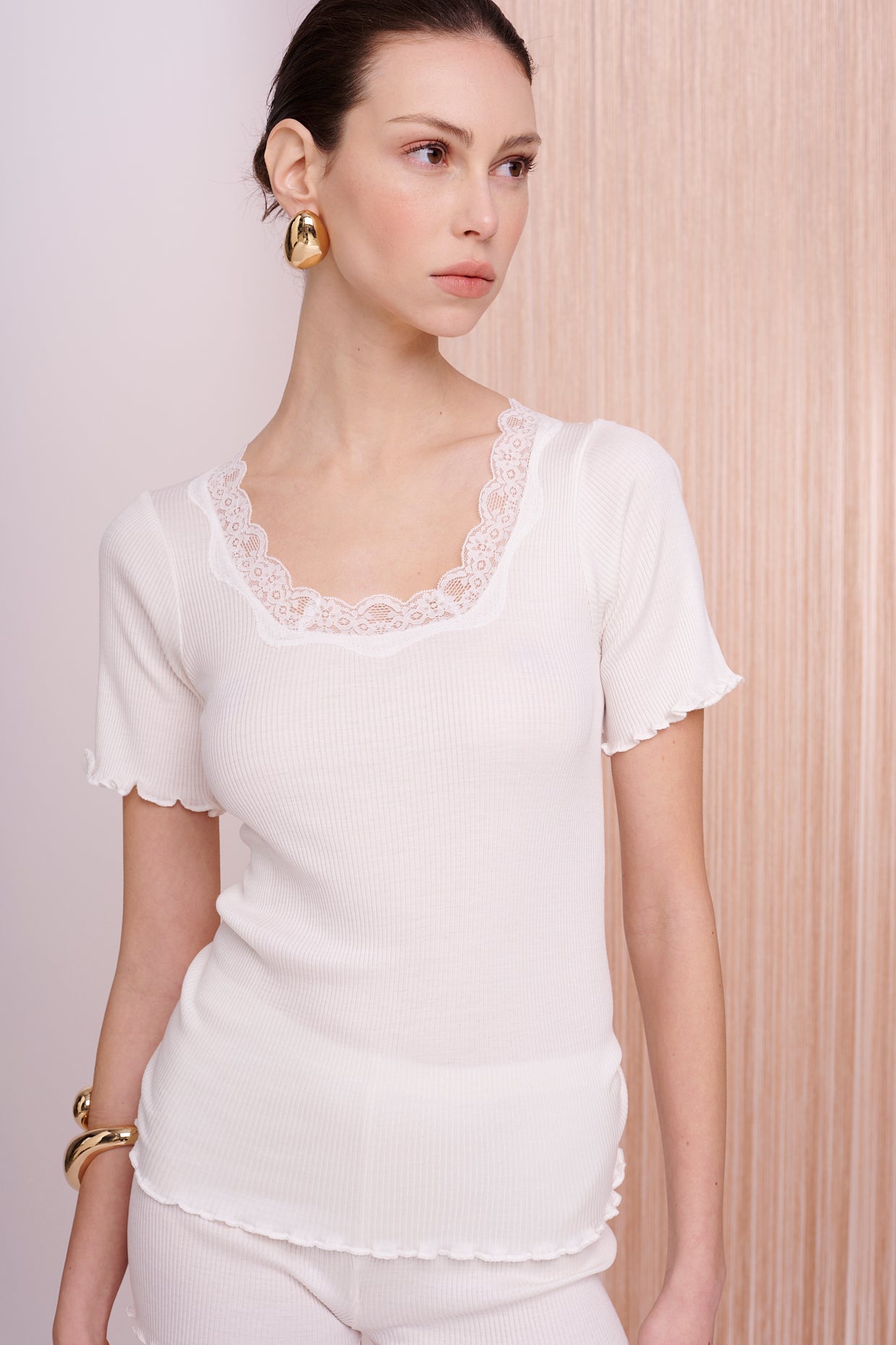 BASIC SHIRT - Jersey Rib - Silk