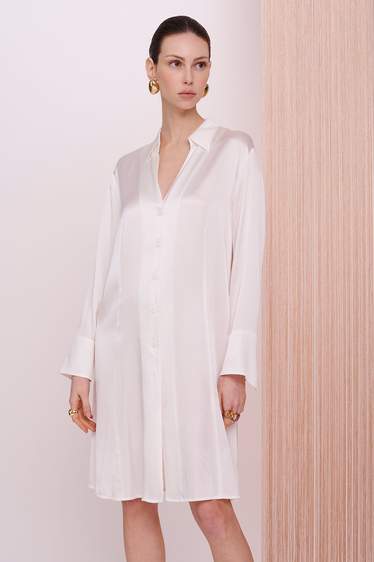 BASICS Longshirt - Silk Stretch