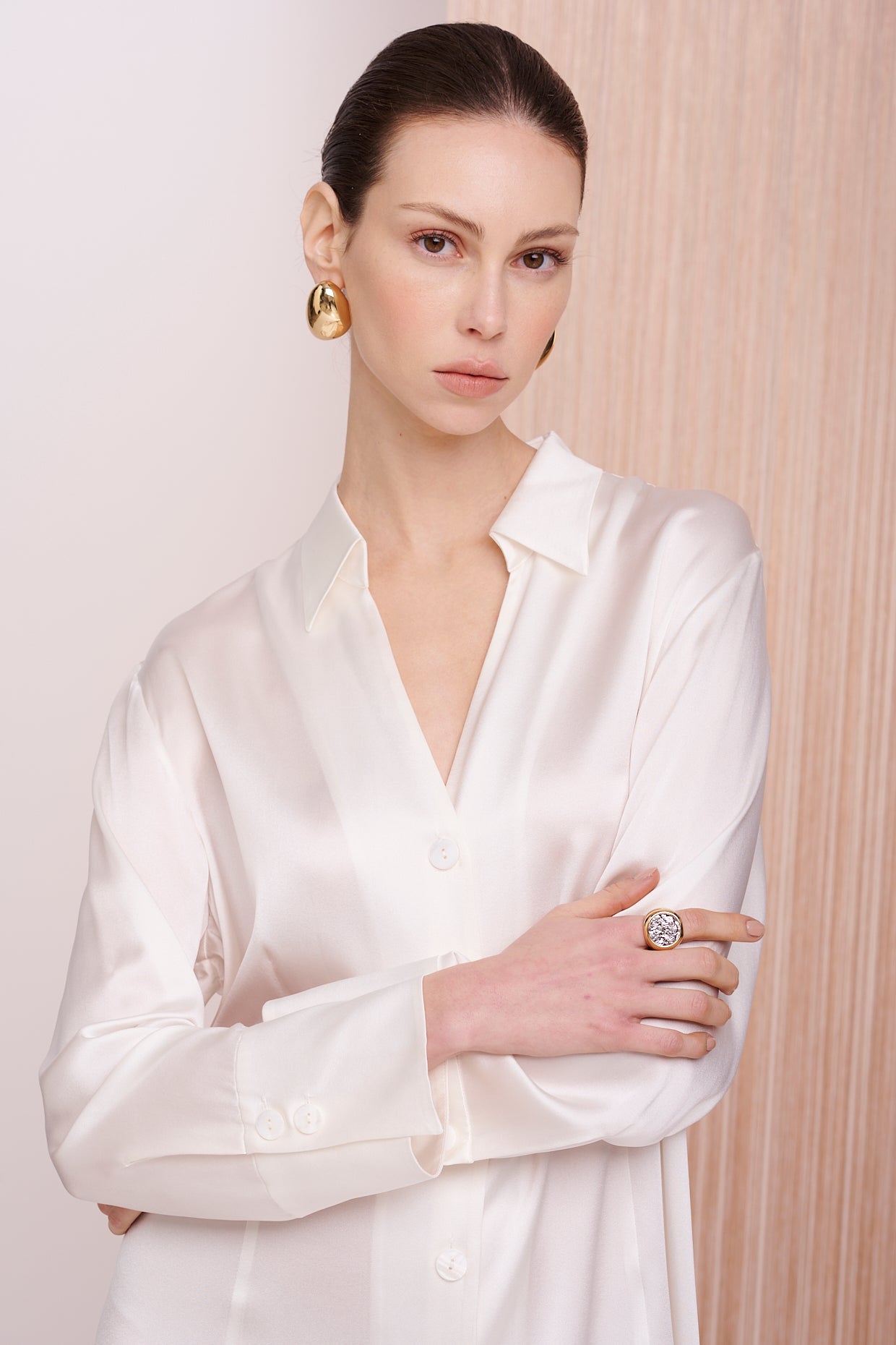 BASICS Longshirt - Silk Stretch