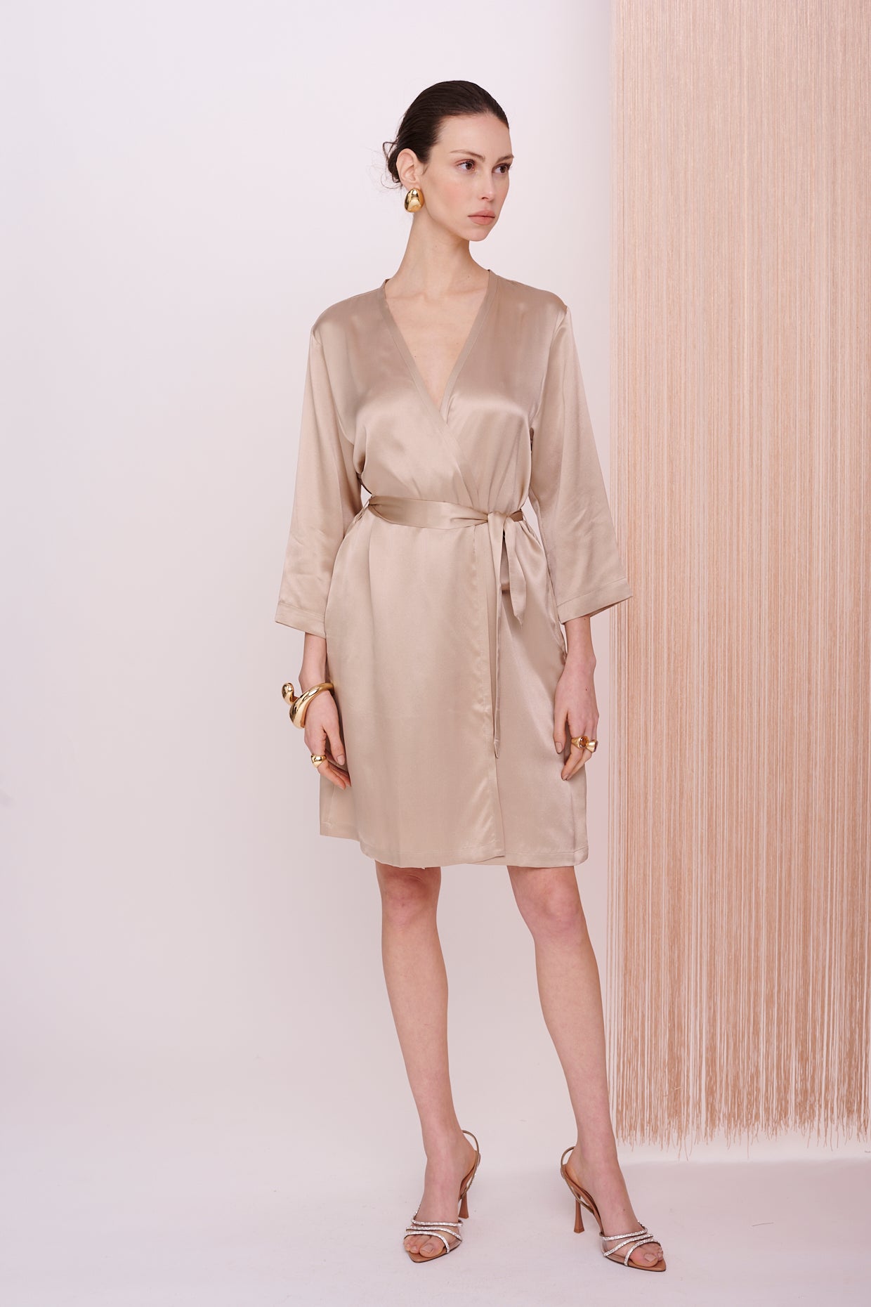 BASICS Kimono - Satin Silk