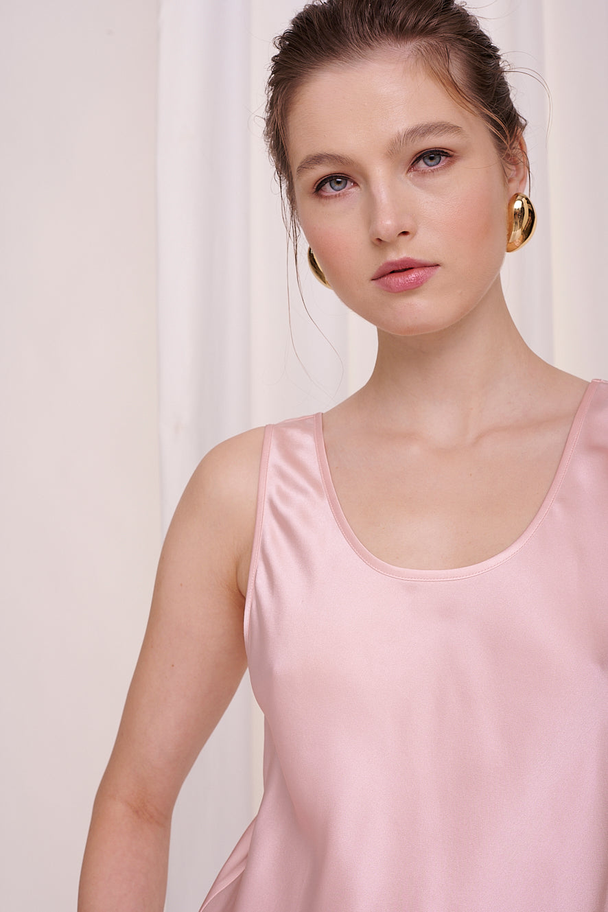 * top satin silk