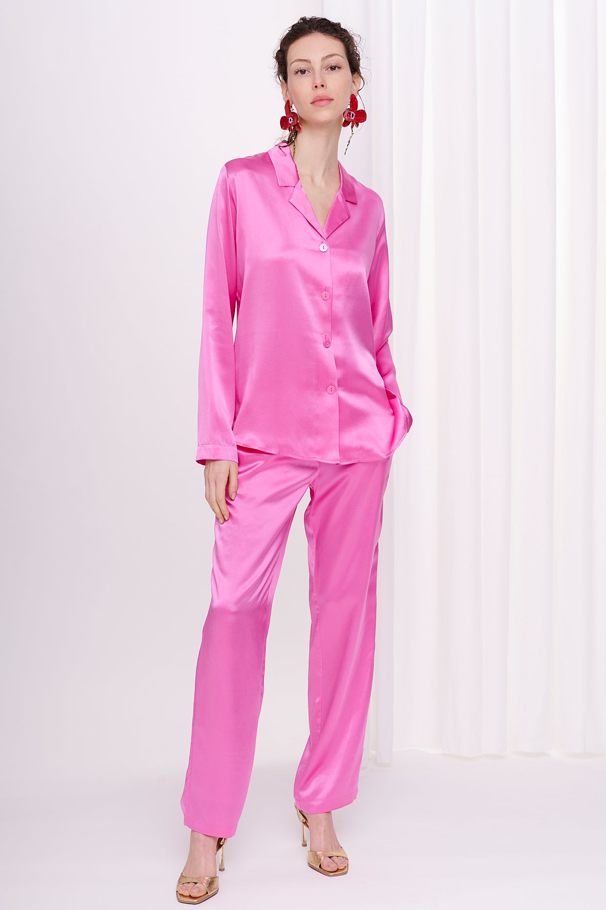 * pyjama satin silk
