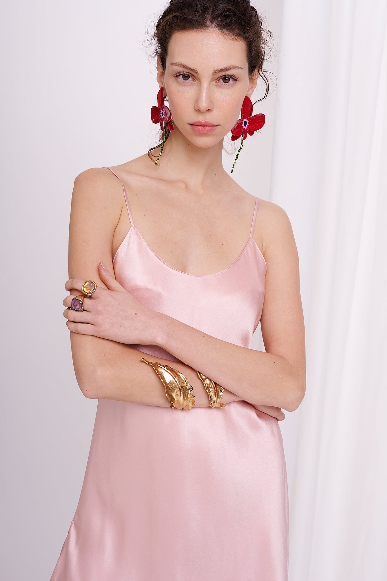 slip dress mini satin silk