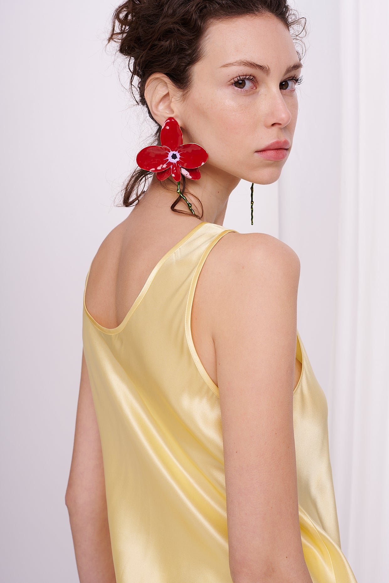* top satin silk