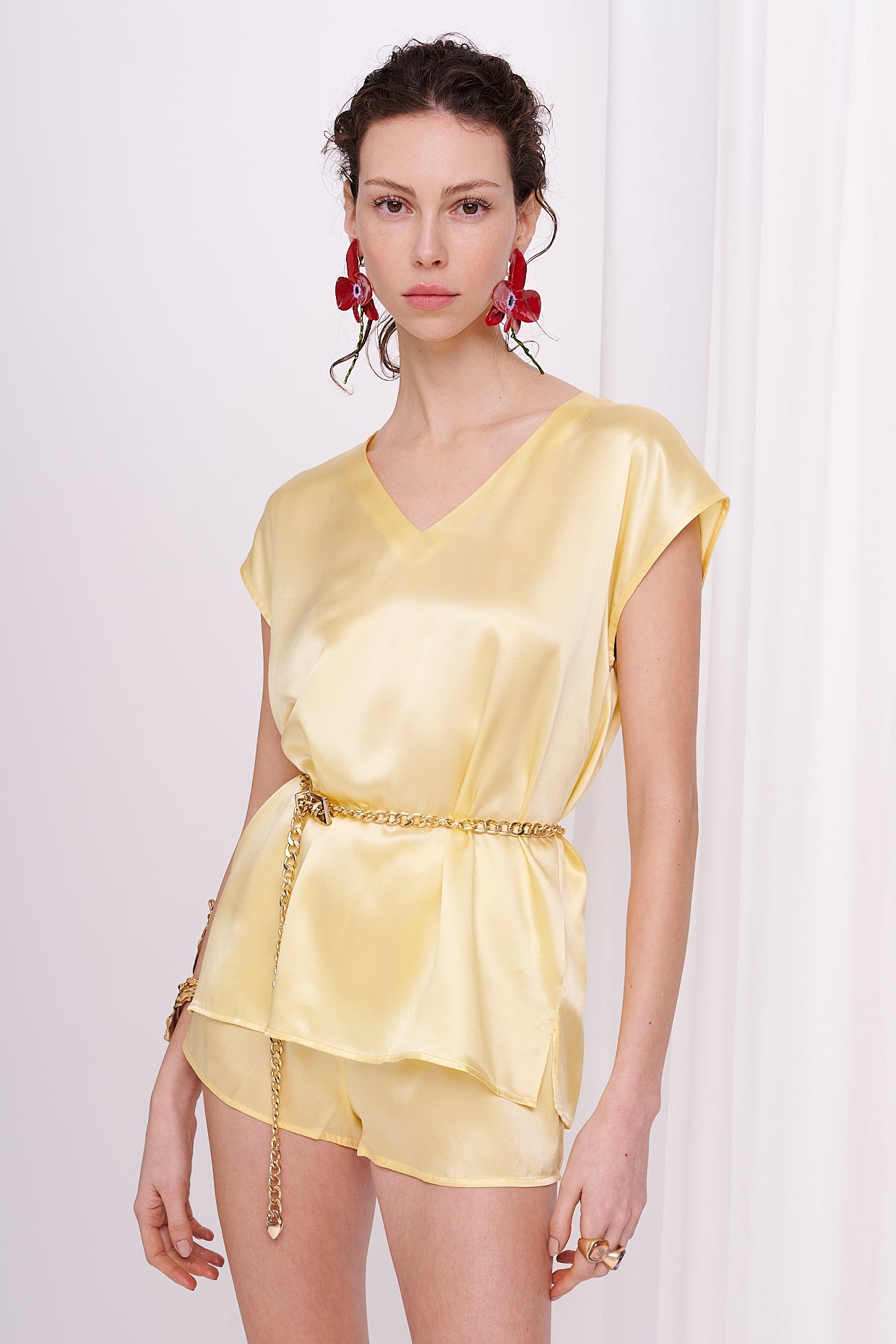 shirt satin silk
