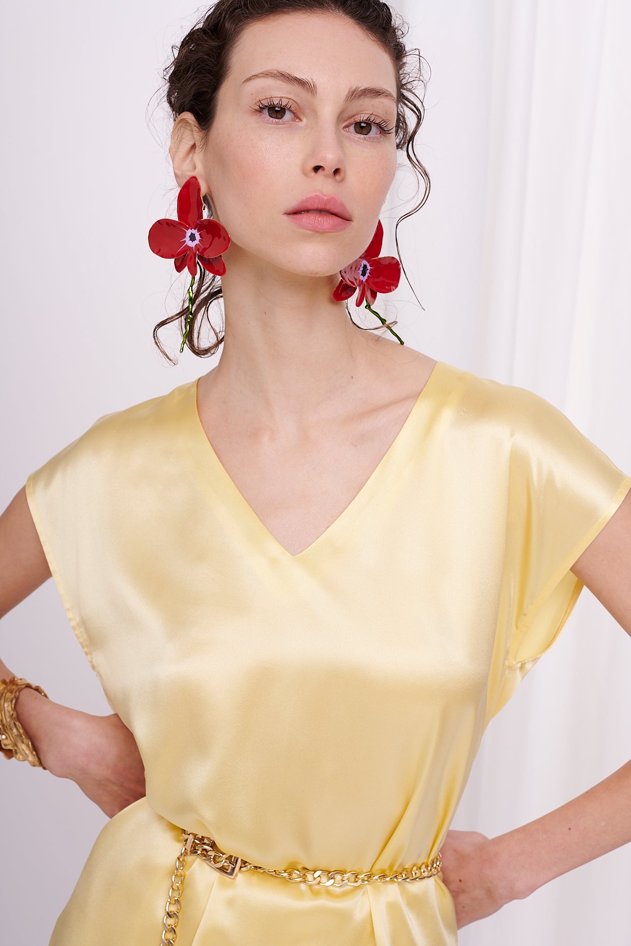 shirt satin silk