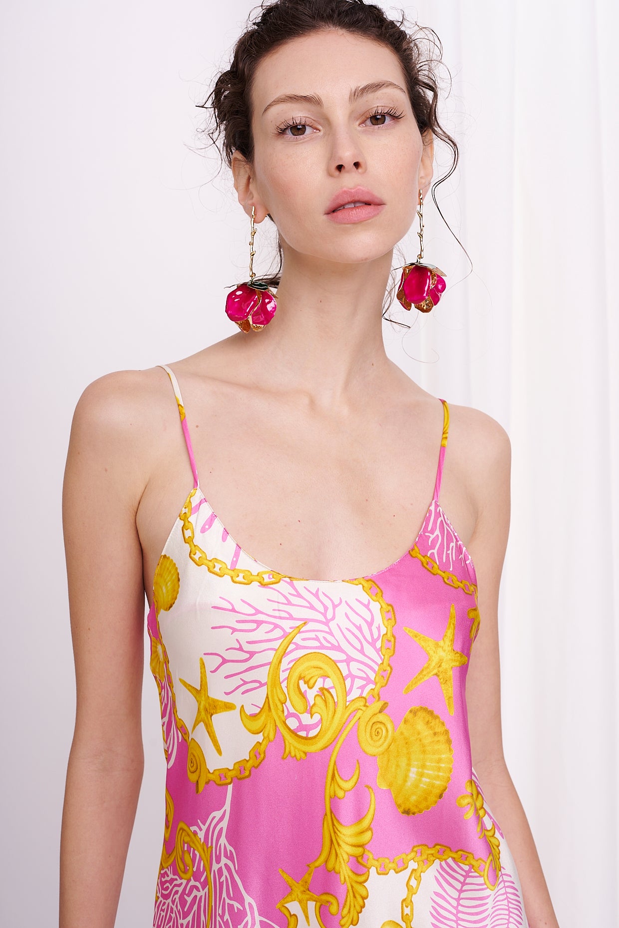 slip dress mini satin silk