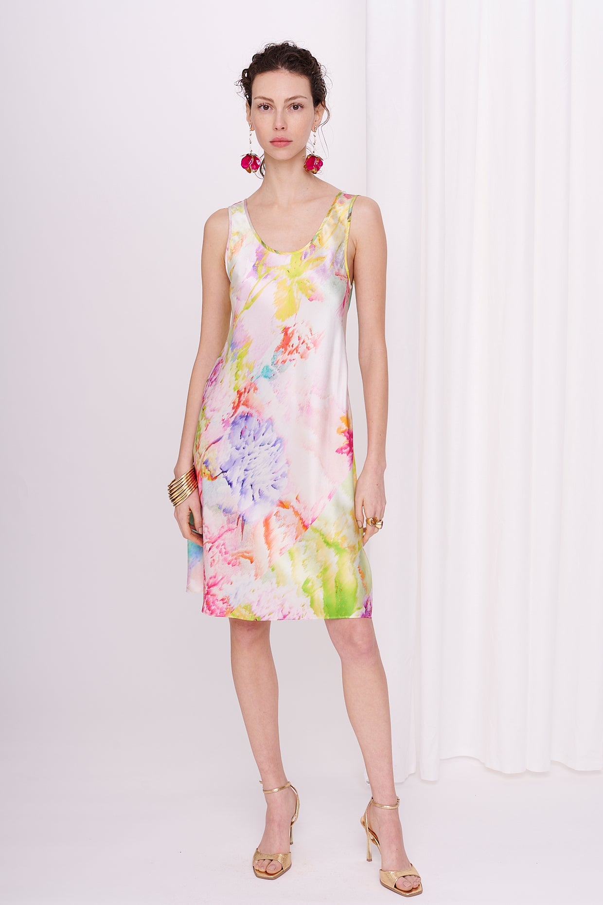 slip dress satin silk