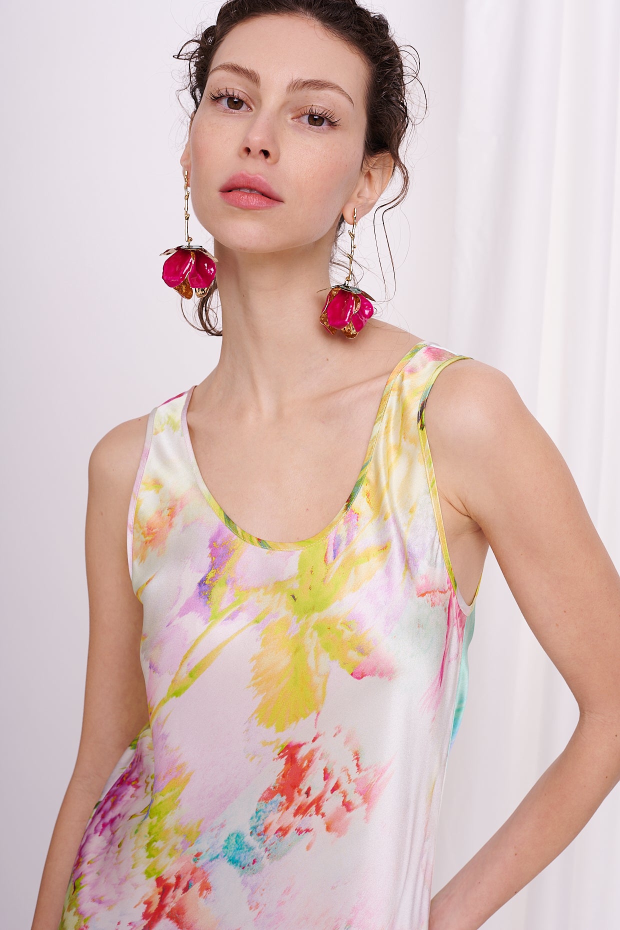 slip dress satin silk