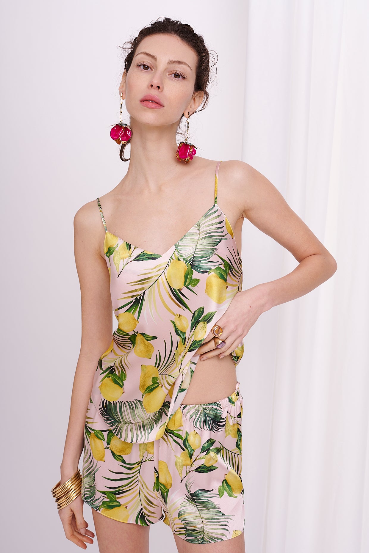 shorties satin silk