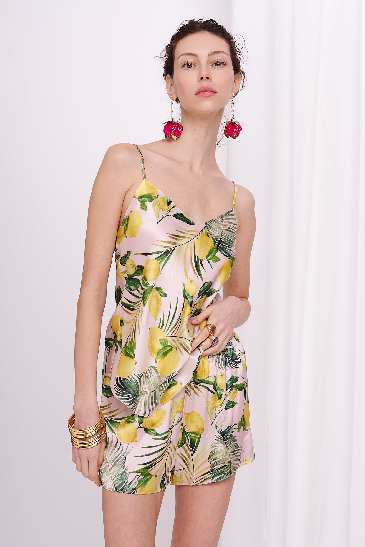 shorties satin silk