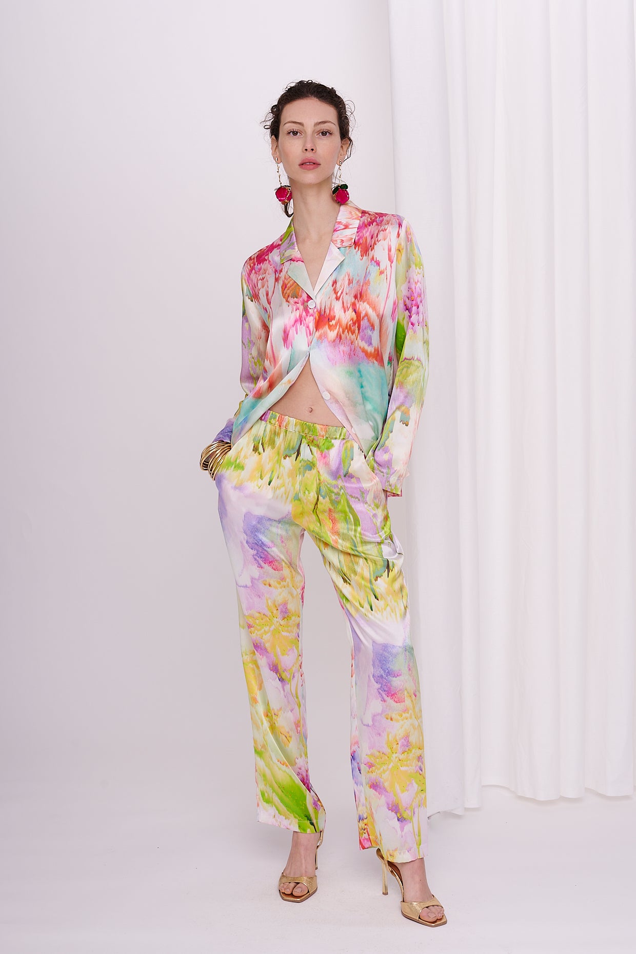 pyjama satin silk