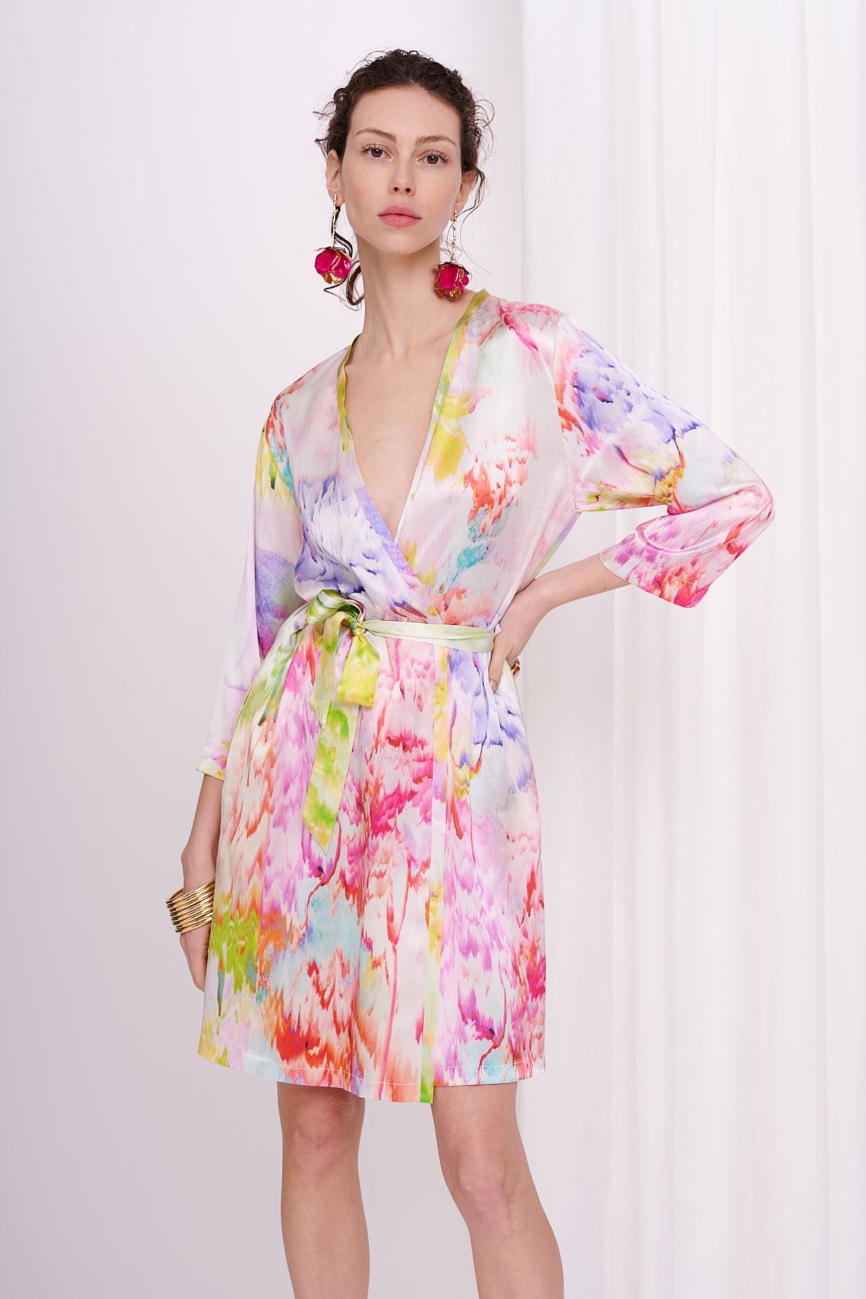 kimono satin silk