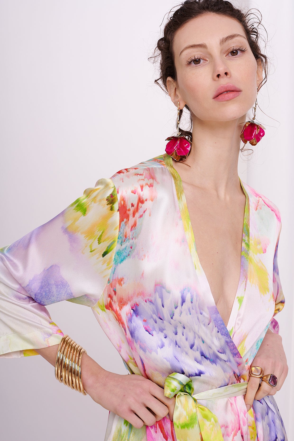 kimono satin silk