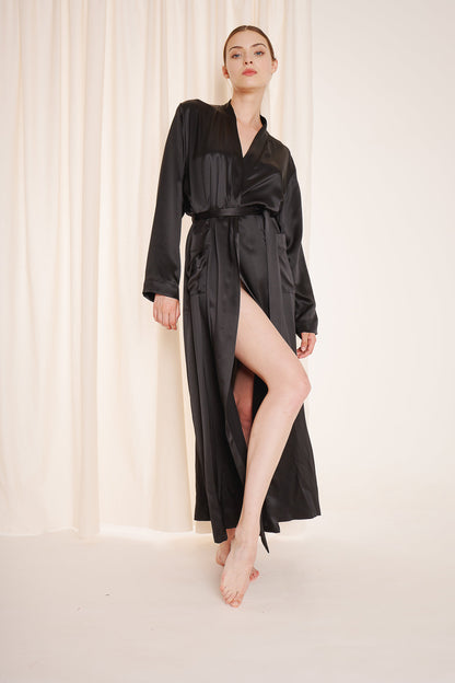 BASICS Kimono Long - Satin Silk